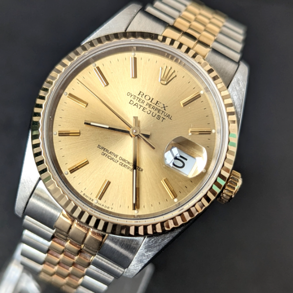 36mm Champagne Dial DateJust  dial