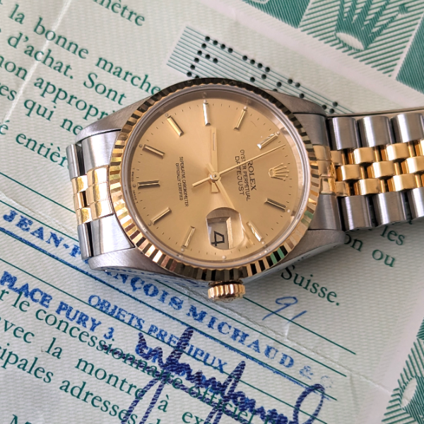 Preowned 36mm DateJust  side