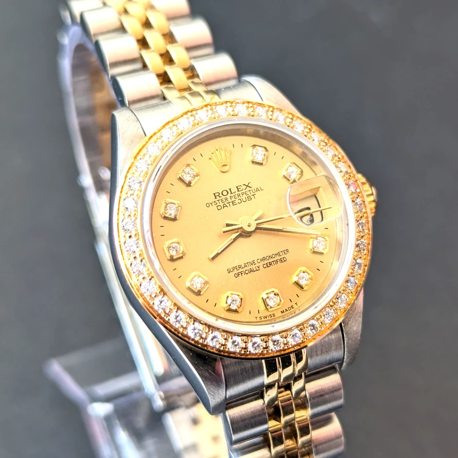 26mm DateJust Diamond Bezel and Dial clasp