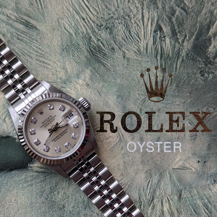 Rolex Big Diamond Datejust 26mm  bracelet