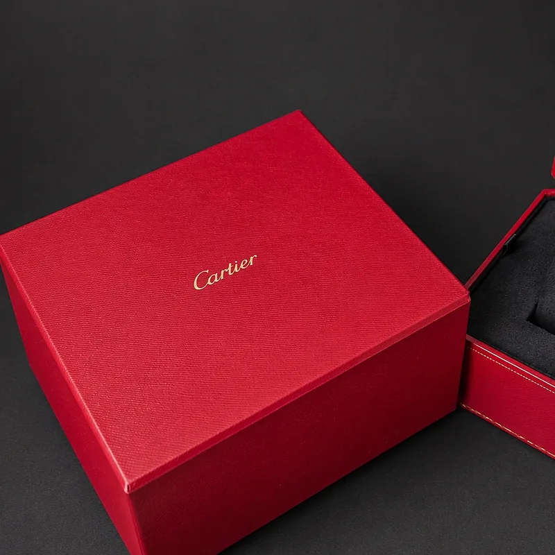 Cartier Roadster ref. 2675, steel dial with luminous hands and black roman numeral markers - additional view