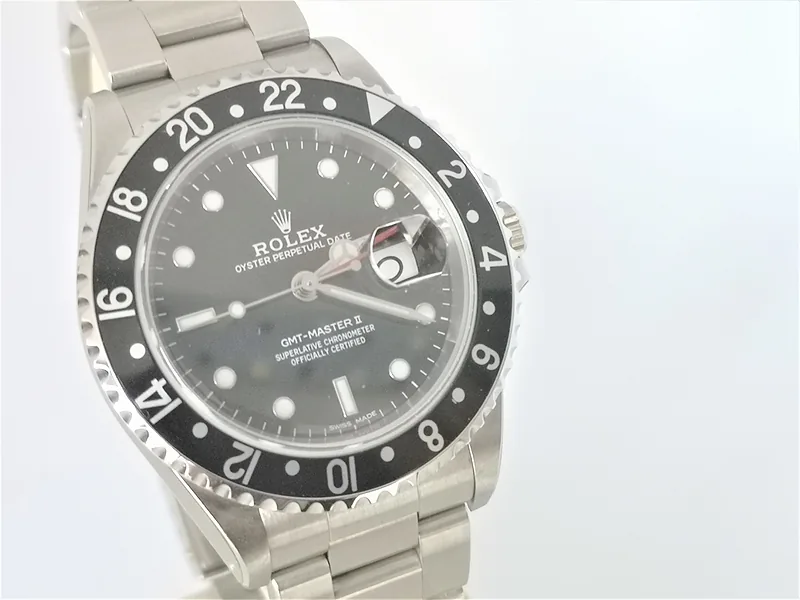 Rolex GMT-Master-II ref. 16710LN, black - dial close-up