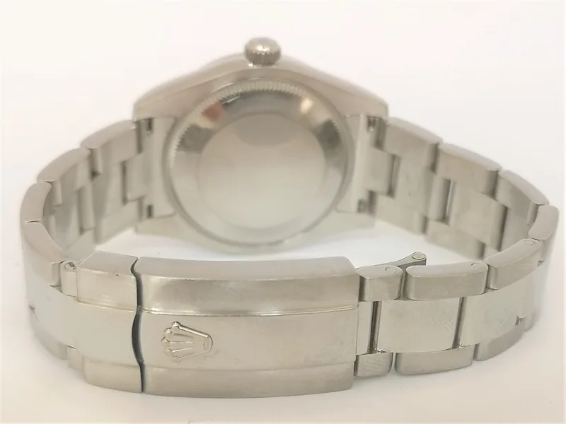 Rolex DateJust 31mm ref. 178240, aftermarket diamond dot dial - crown and case