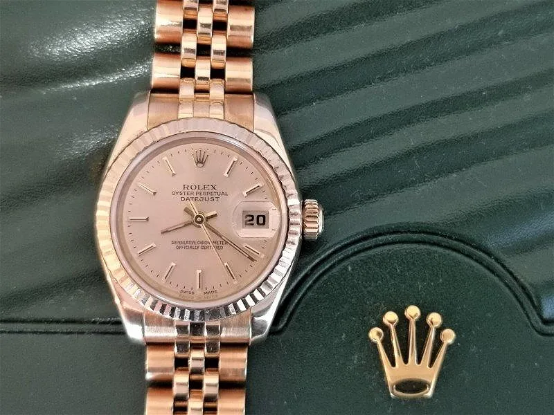 Rolex DateJust 26mm ref. 179178, sunburst with gold batons - clasp
