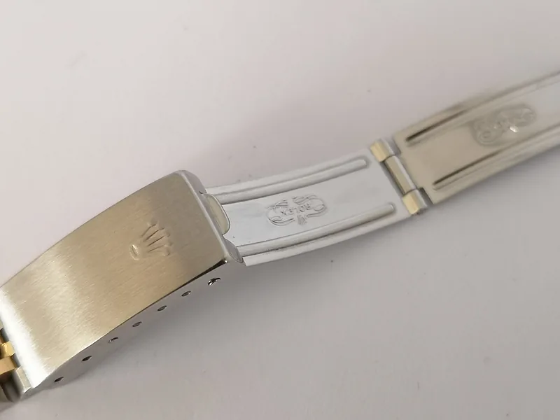 Rolex DateJust 26mm ref. 69173, cream with gold numerals - clasp