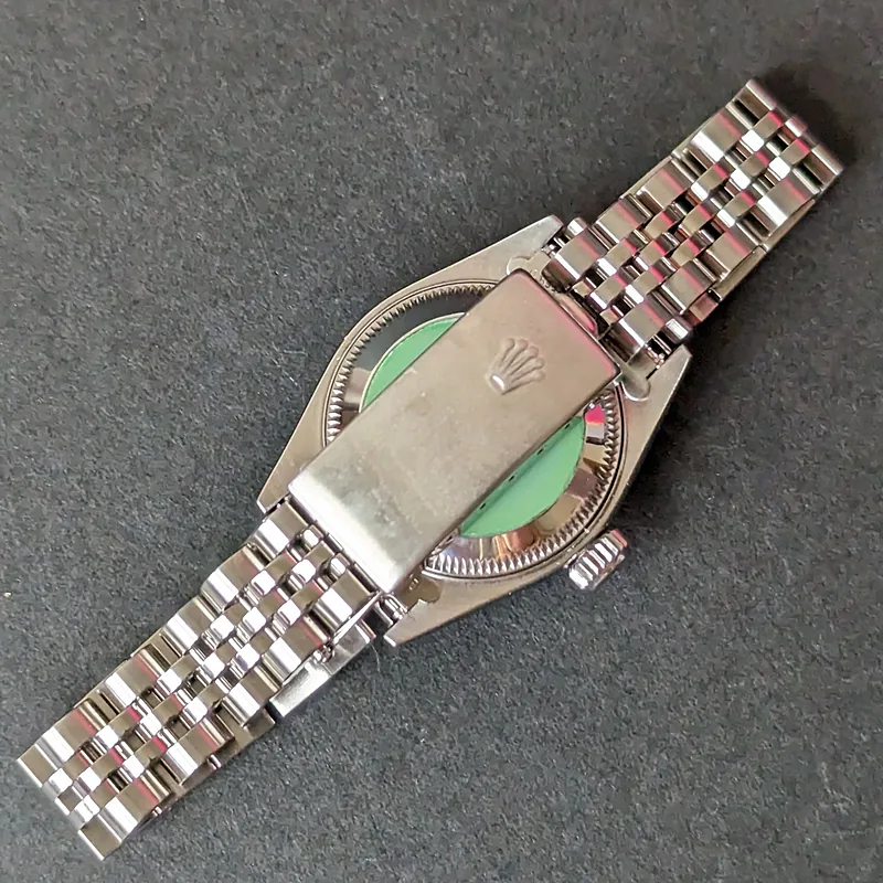Rolex DateJust 26mm ref. 69174, original factory diamond dial - side profile