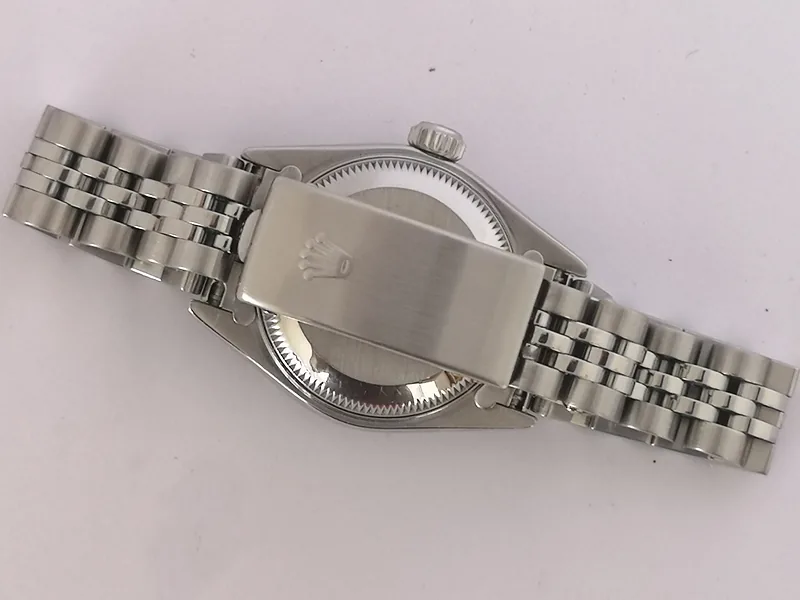 Rolex DateJust 26mm ref. 79174, custom diamond dot dial - side profile