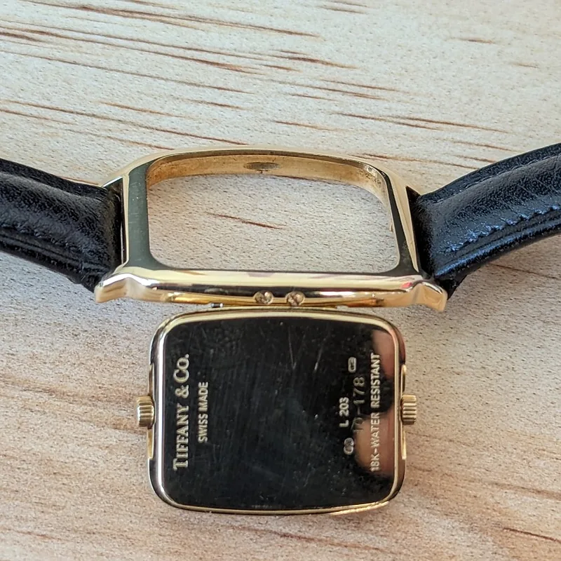 Tiffany Dual-Time ref. L203, white - clasp