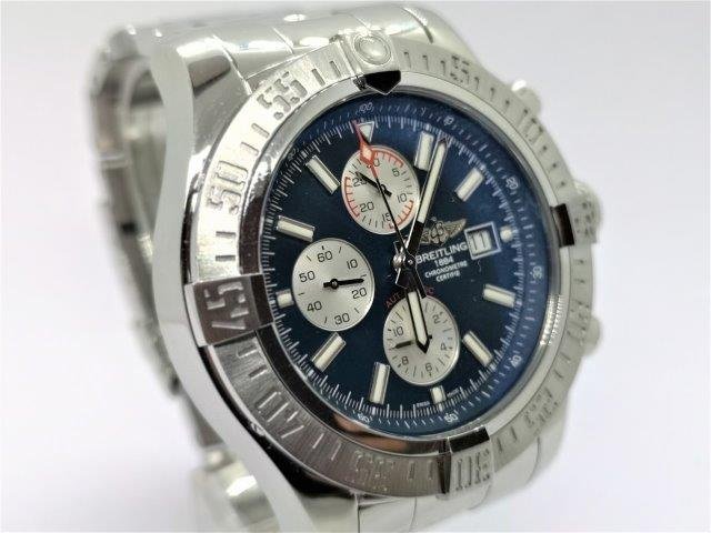 Breitling Super Avenger II ref. A1337111, blue - bracelet