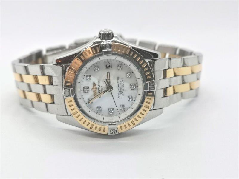 Breitling Callistino dazzles with diamonds dial