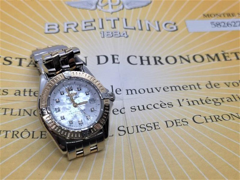 Breitling Callistino dazzles with diamonds bracelet