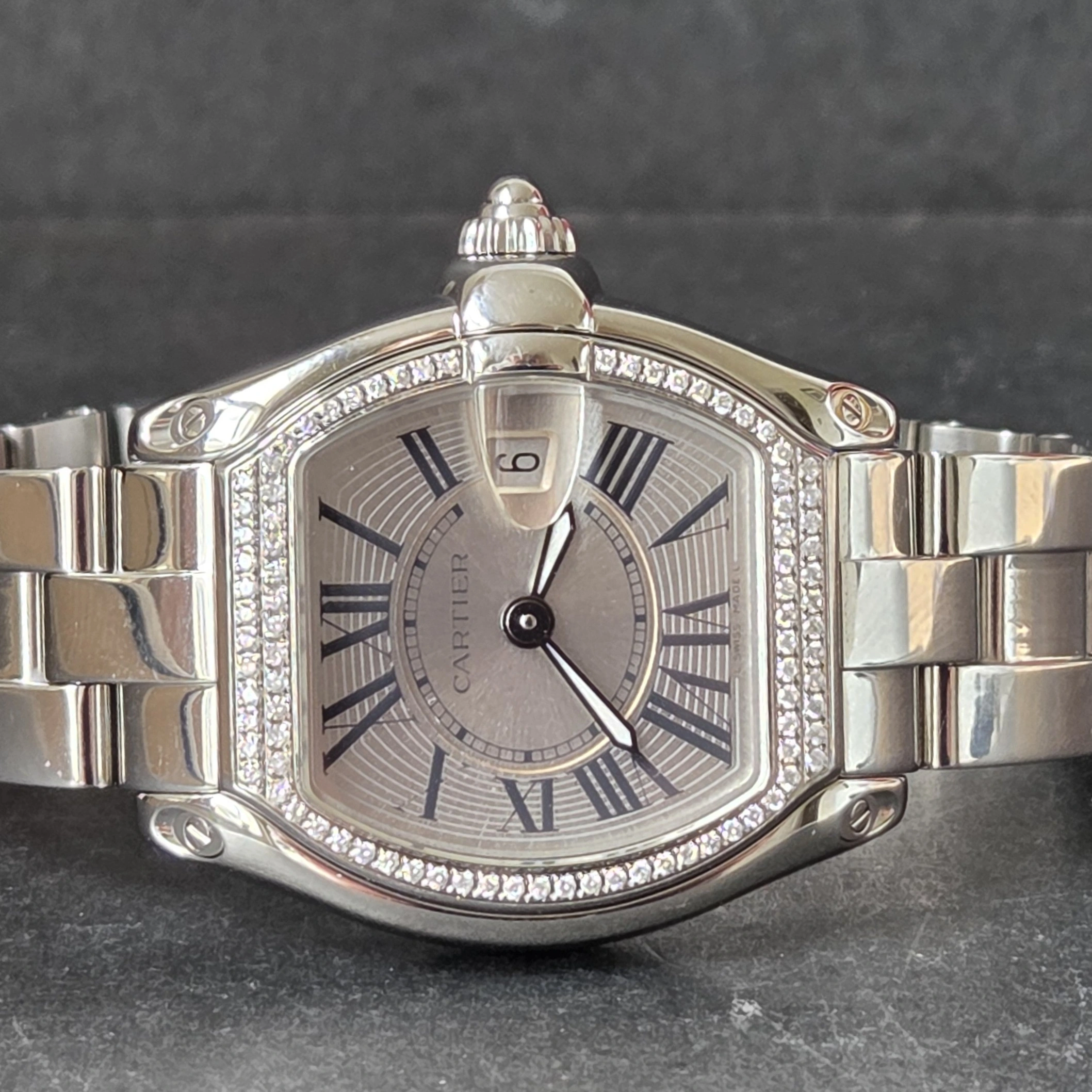 Cartier Roadster with Diamonds crown