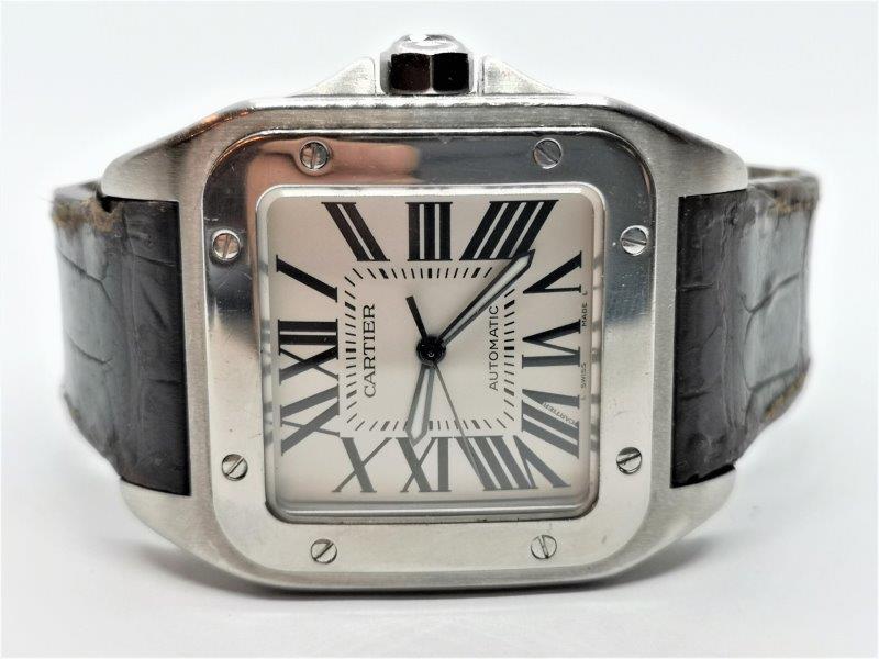 Cartier Santos 100 crown