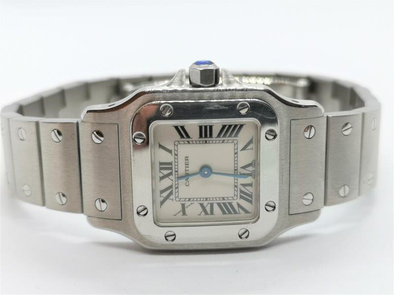 Steel Cartier Santos Galbee bracelet