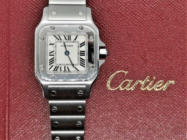 Steel Cartier Santos Galbee