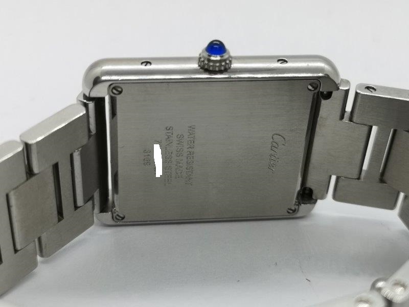 Cartier Tank Solo an elegant dress watch dial