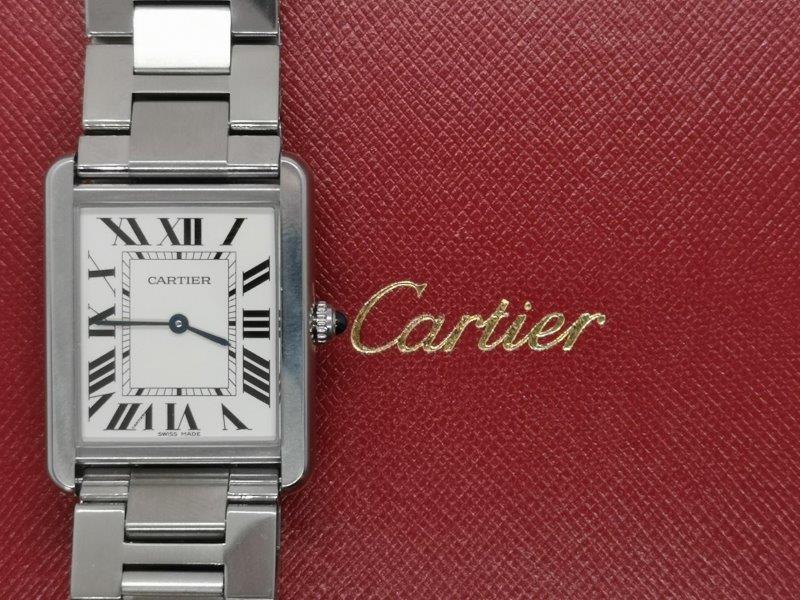Cartier Tank Solo an elegant dress watch side