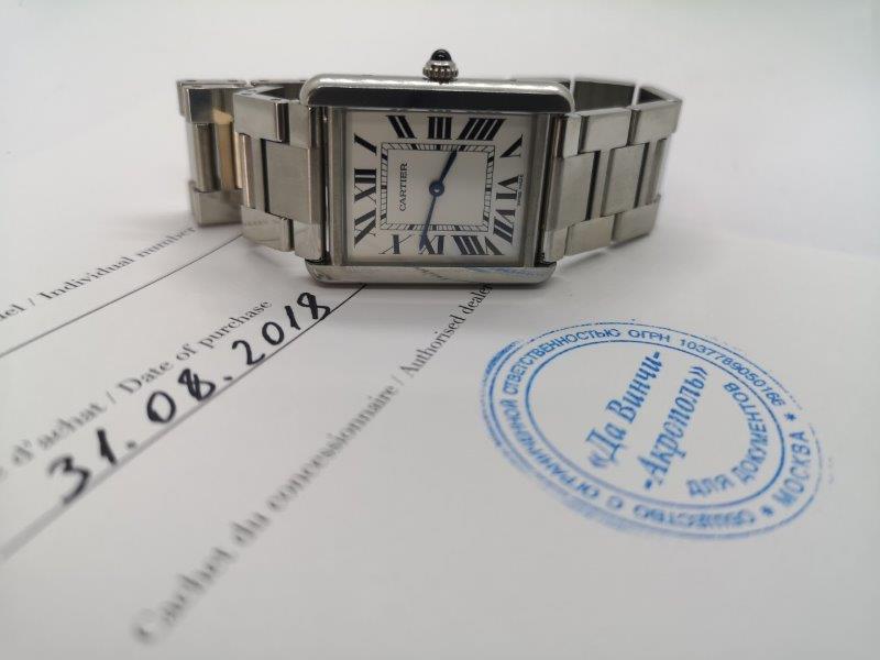 Cartier Tank Solo an elegant dress watch crown