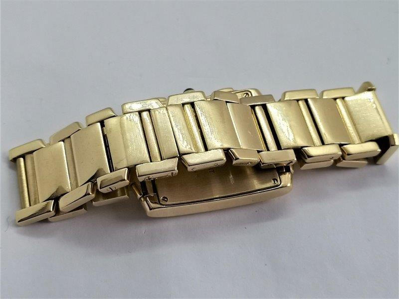 Cartier Tank Francaise in 18ct Gold bracelet