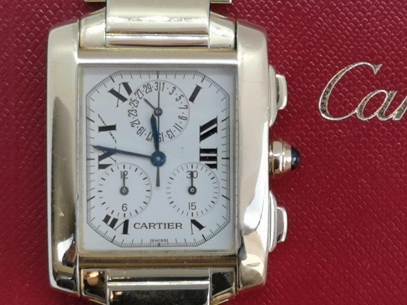 Cartier Tank Francaise in 18ct Gold clasp