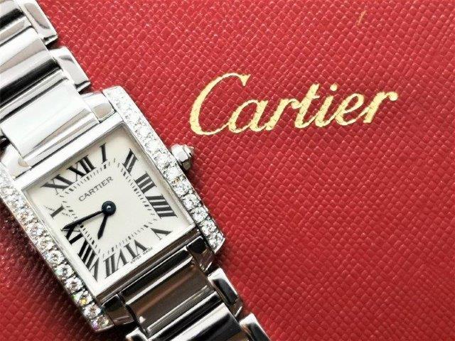 Cartier Tank Francaise Midi front