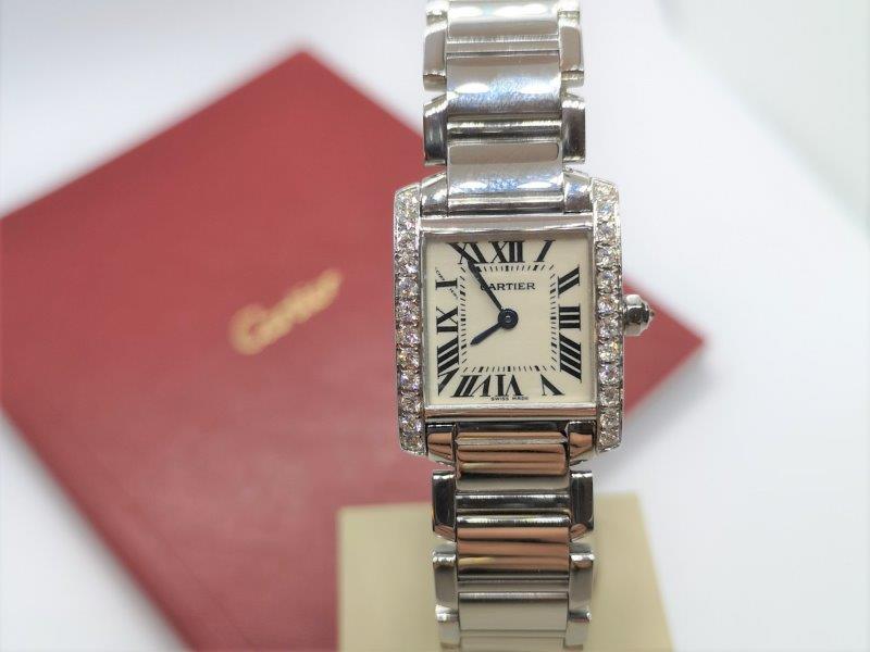 Cartier Tank Francaise Midi dial