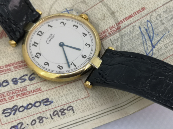 Cartier Vermeil Must bracelet