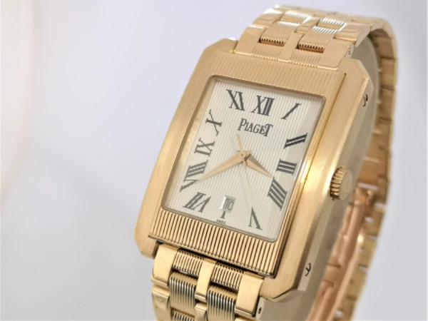 Gold gents Piaget Watch dial