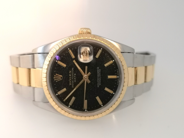 34mm Rolex Date steel and gold dial