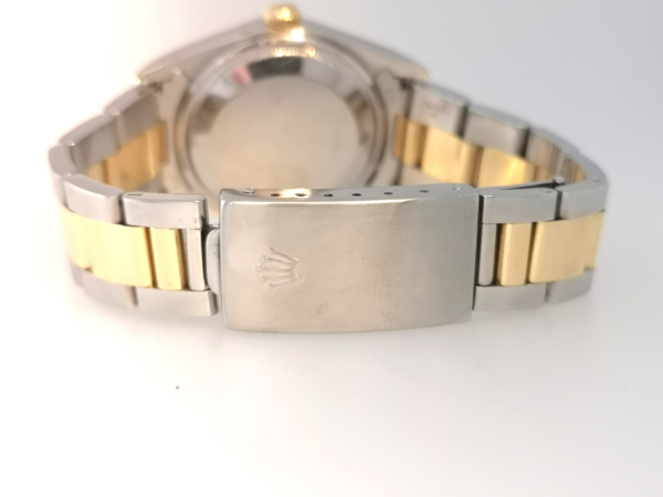 34mm Rolex Date steel and gold crown