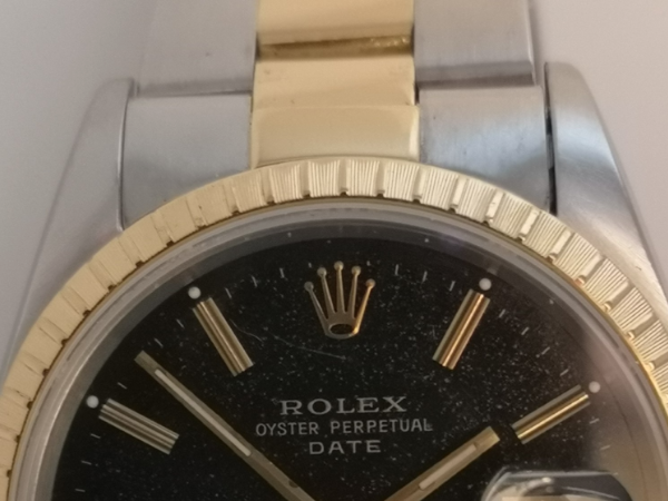 34mm Rolex Date steel and gold clasp