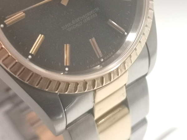 34mm Rolex Date steel and gold