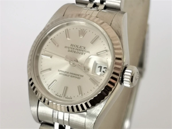 Steel ladies Rolex Date dial