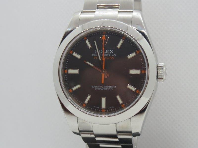Rolex Milgauss ref. 116400, black dial - bracelet