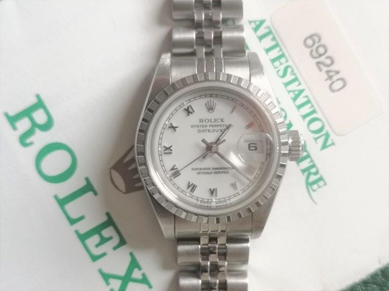 Rolex Ladies steel 26mm front