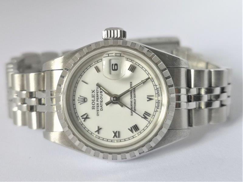 Rolex Ladies steel 26mm crown