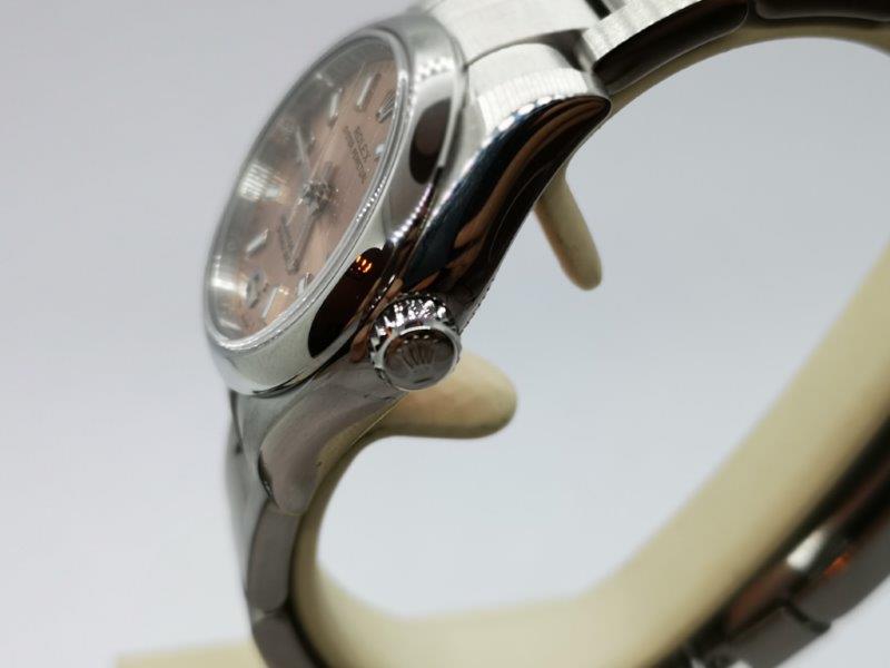 Gorgeous Ladies Oyster Perpetual with salmon pink dial