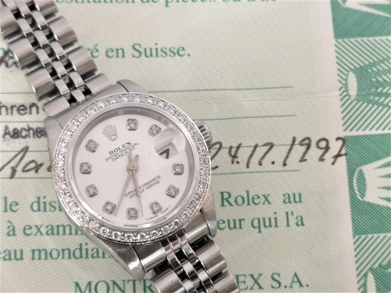 Grape on steel Midi Rolex