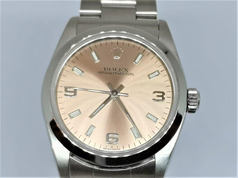 Salmon Pink Rolex clasp