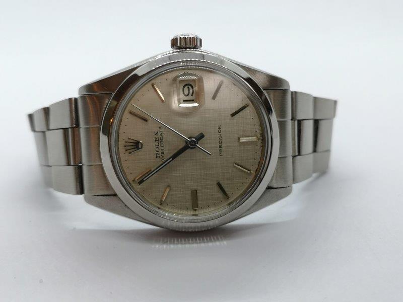 Vintage Rolex Oysterdate Precision  side