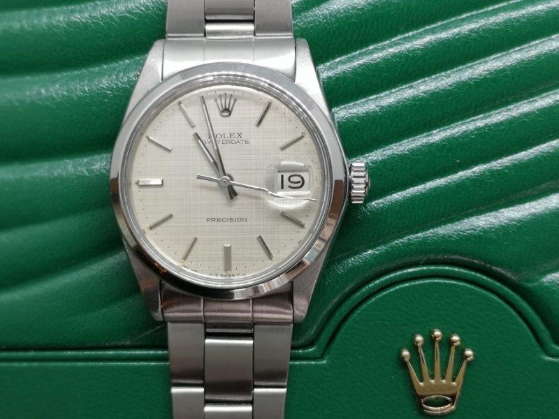 Vintage Rolex Oysterdate Precision  crown