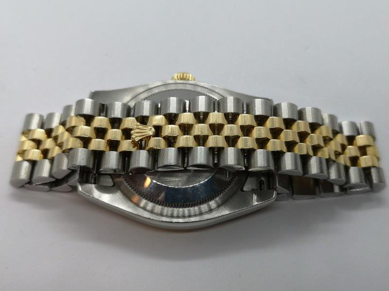 Rolex DateJust with concealed clasp bracelet