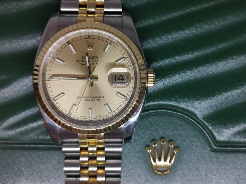 Rolex DateJust with concealed clasp