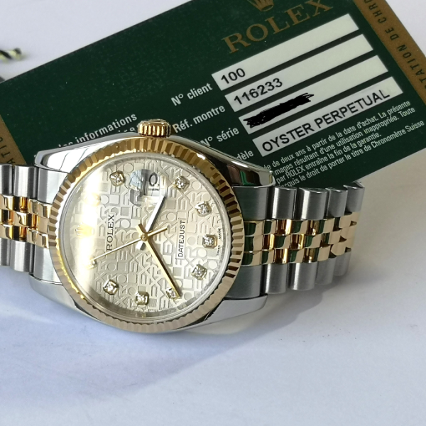 Rolex DateJust with concealed clasp clasp