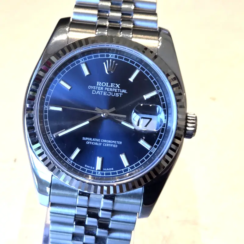 Jubilee Bracelet Steel DateJust crown