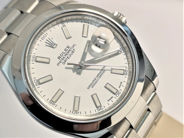 Oystersteel DateJust II  crown