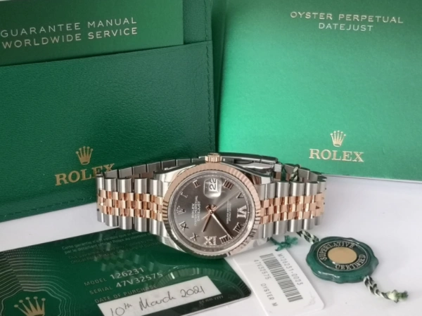 Rhodium Diamond Dial clasp