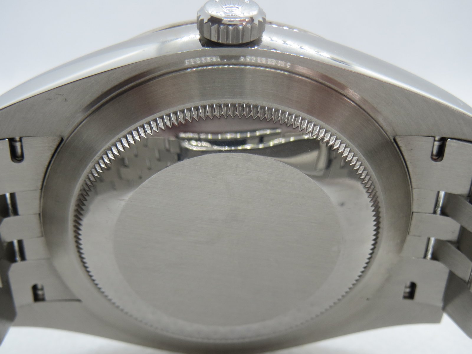 ROLEX DATEJUST ref. 126234, rhodium with baton hour markers - bracelet