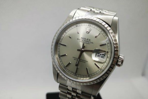 Rare variation of a 36mm Datejust with semi Fluted bezel in Steel side