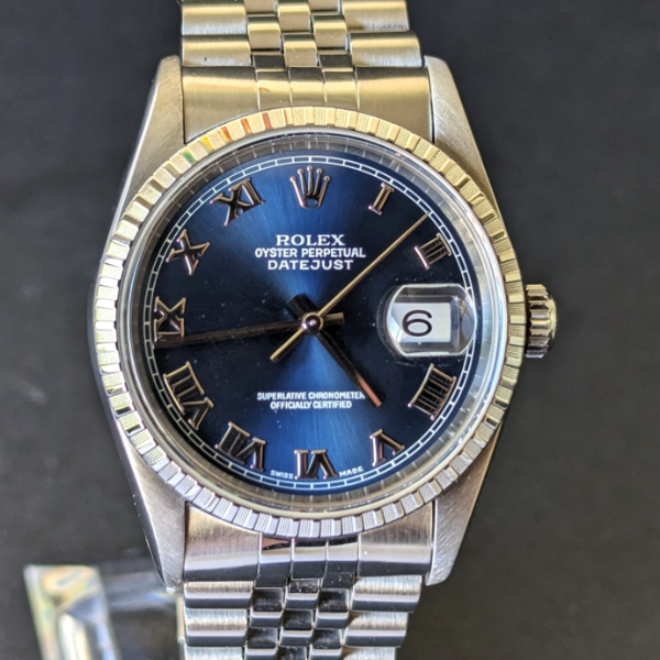 Blue Dial Gents DateJust dial